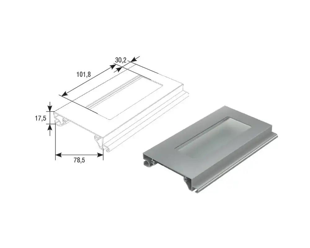 Профиль экструдированный RHE78G
