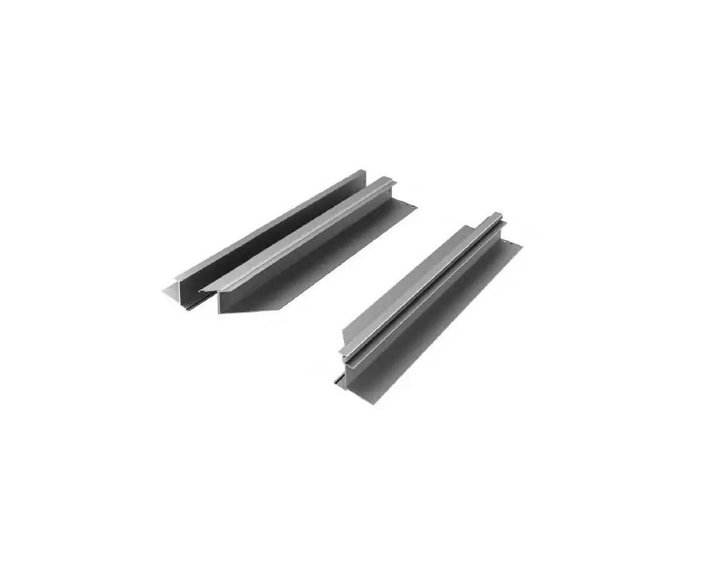 Комплект нижней части калитки RAL9006, левая калитка